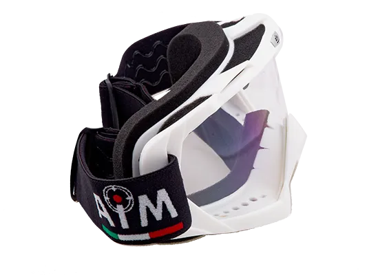 Мотоочки кроссовые AiM (Аим) 634-700 White | Мототека