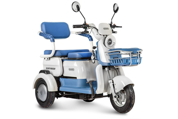Пассажирский электротрицикл Rutrike (Рутрайк) Gelbert Mercury 48V/60V 650Вт | Мототека