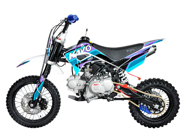 Питбайк KAYO (Кайо) MINI К125EM 14/12 (механ. сцепл., эл. стартер 2024г.) | Мототека