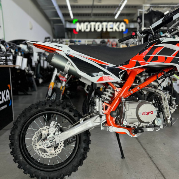 Питбайк KAYO (Кайо) BASIC K125EM 17/14 KRZ (механ. сцепл., эл. стартер 2024 г.) | Мототека