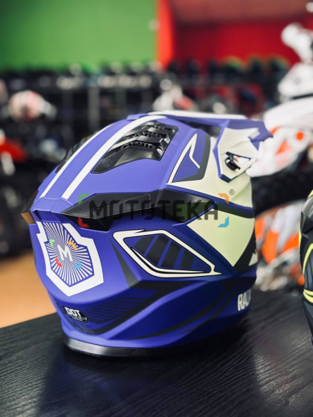 Шлем мото кроссовый Мототека ( MOTOTEKA ) TQ 602 PURPLE/WHITE XL | Мототека Шлем мото кроссовый Мототека ( MOTOTEKA ) TQ 602 PURPLE/WHITE XL | Мототека