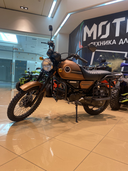 Мопед Мотомир COLT INTERNATIONAL 49.9 (110) коричневый (международная схема п/п) | Мототека