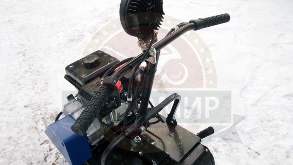 Мотобуксировщик компактный Лидер Белка - 8L л.с.. с фарой | Мототека